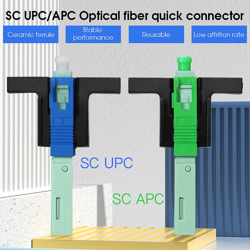 FTTH SC UPC/APC Optical fibe quick connector SC FTTH Fiber Optic Fast Connector