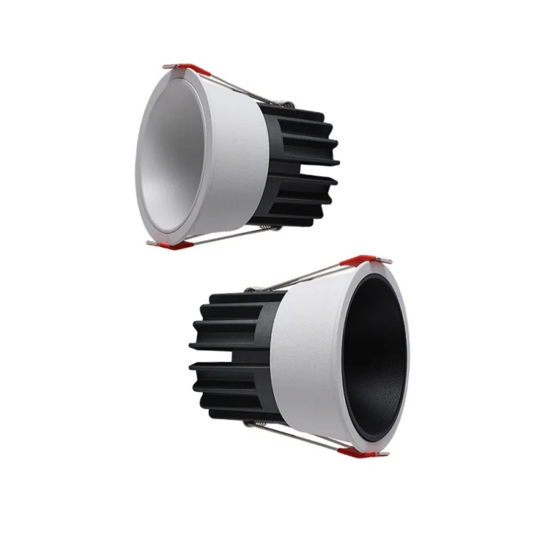 Dimmable Led Downlight Recessed Ceiling Lamp Spotlight Aluminum Led COB Light 7W10W12W15W18W20W24W AC110V 220V Home Office Store