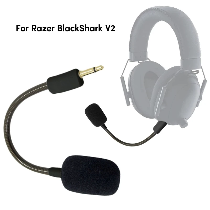 Microphone Replacement for Razer Blackshark V2 V2 PRO V2 SE Wireless Gaming Headset 3.5mm Detachable Gaming Mic