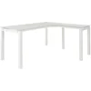 Baraga Contemporary Glass L-Shaped Home Office Desk, White 1
