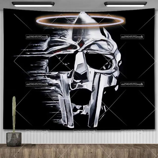 Maglietta Actual Fact MF Doom Madvillain – Cartone Animato Topolino Rap Hip Hop, Bianca 100% Cotone