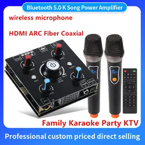 Sound Town Wireless Microphone Karaoke Mixer System with HDMI ARC