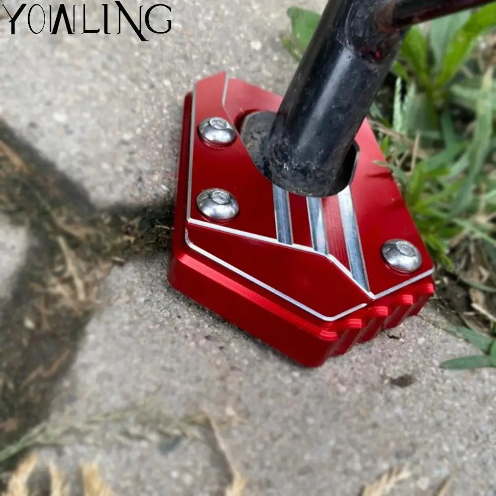 CNC Kickstand Foot Side Stand Extension Pad For HONDA CB650R Neo Sports Cafe CBR650R CBR500R CB500X CB500F CB125R CB300R CB400X