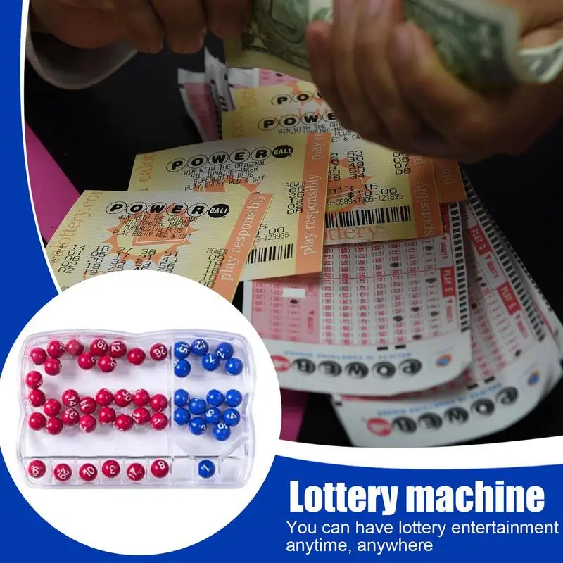 Lottery Number Drawing Device Portable Selector Lottery artifact For Entertainment Party Manual Fortunate Number Selector