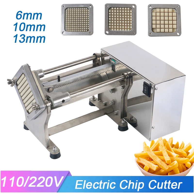 High Quality Electric French Fry Cutter And Potato Chips Slicer 2020 New  Design For Vegetable And Fruit Cutting From Babeijing, $1,120.61