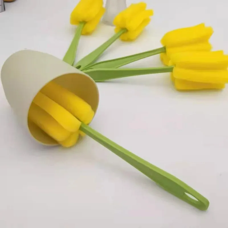 내구성 있는 아기 젖꼭지 컵, 병 브러쉬 스폰지, 젖꼭지 청소 브러쉬 세트, 휴대용 소프트 헤드 청소 용품, 청소 도구