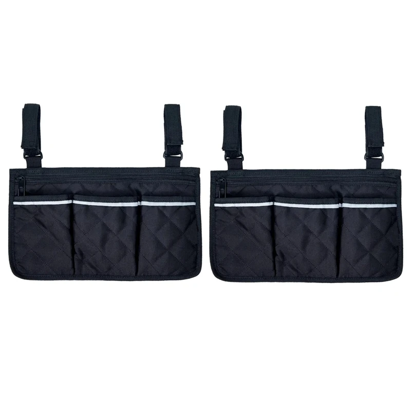 

Wheelchair Armrest Side Storage Bag Portable Wheelchair Side Pocket Suitable For Most Walking Wheels And Mobile Equipment