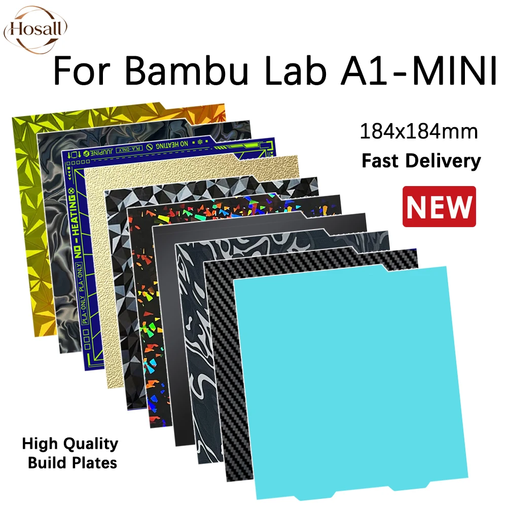 Bambu Lab A1 Mini Build Plate Upgrade - Flexible Textured Smooth Bed Accessory