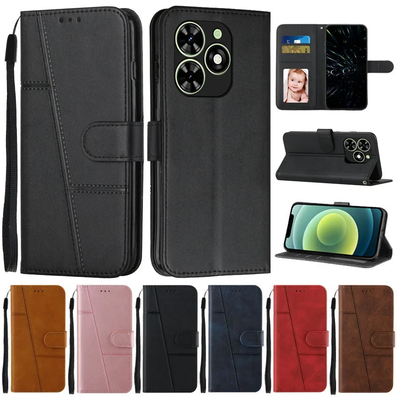 

For Infinix Smart 8 Case Flip Wallet Book Cover for Coque Infinix Smart 8 Smart8 X6525 Leather Protective Phone Case Fundas Etui