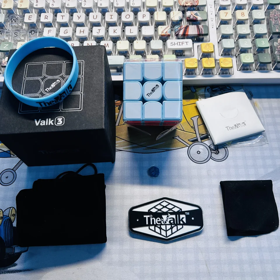 QiYi Cube Valk 3 Blue 3x3 Cube Limited Edition Cube Professional