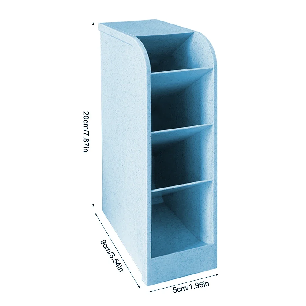Large Capacity Desk Pen Holder, Pencil and Makeup Storage Box, Desktop Organizer, Stand Case, School and Office Stationery,