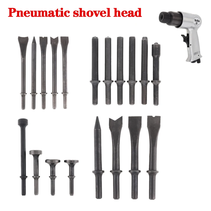 

TORO 9150 Pneumatic Air Hammer 4/5pcs/lot Hard Steel Solid Impact Head Pneumatic Tool Accessories for Knocking Rusting R