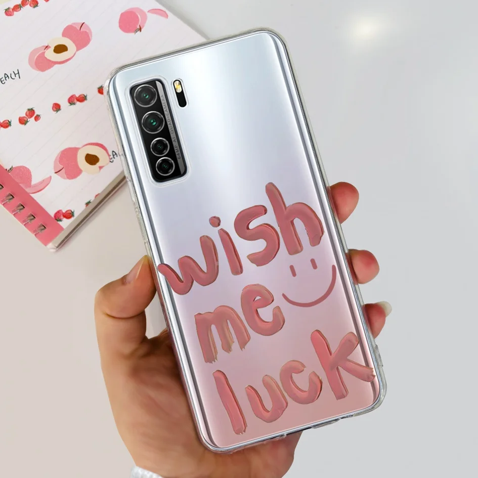 Clear Fashion Pattern Soft Silicone Case