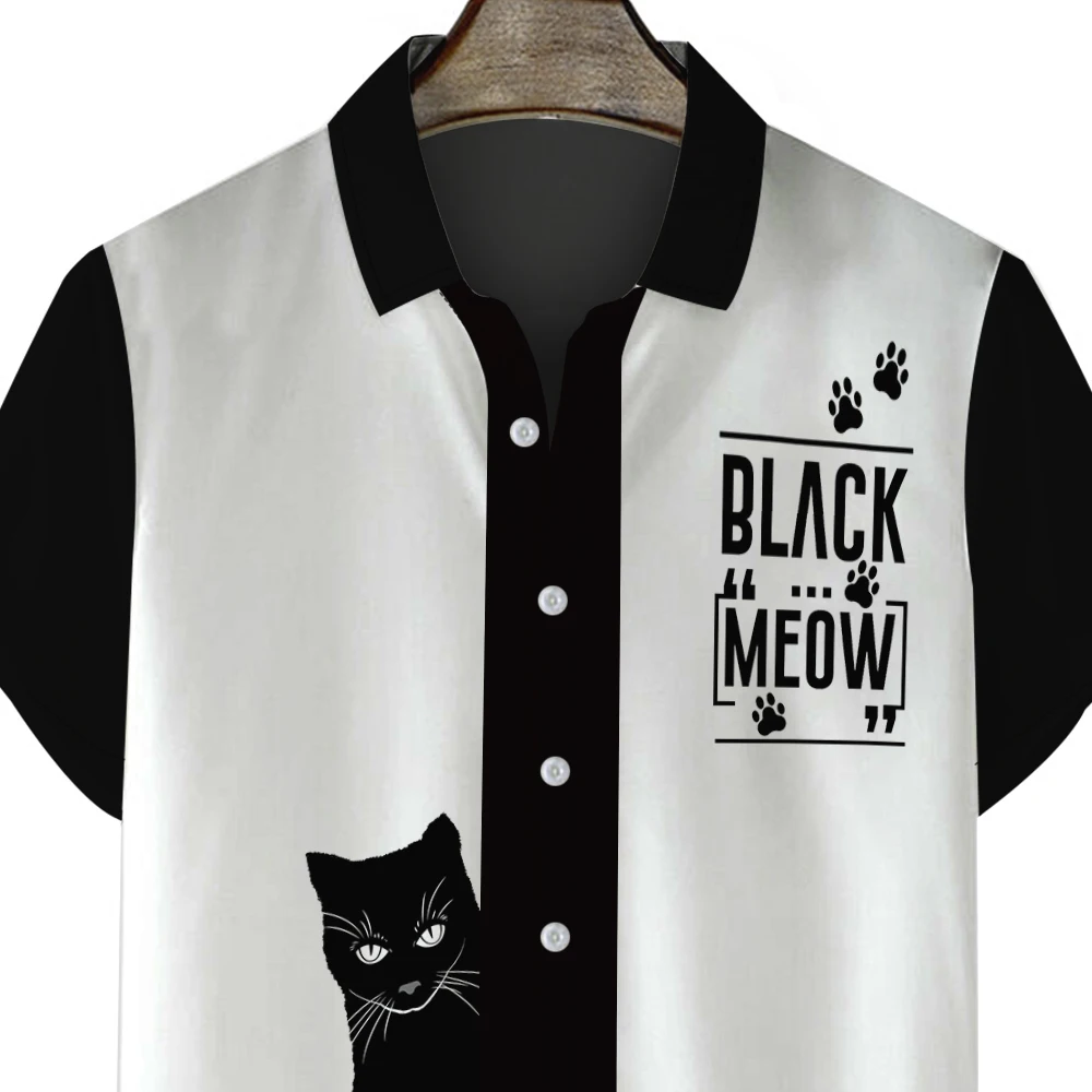 Рисунок 5 - Рубашка Meow мужская с цифровым принтом