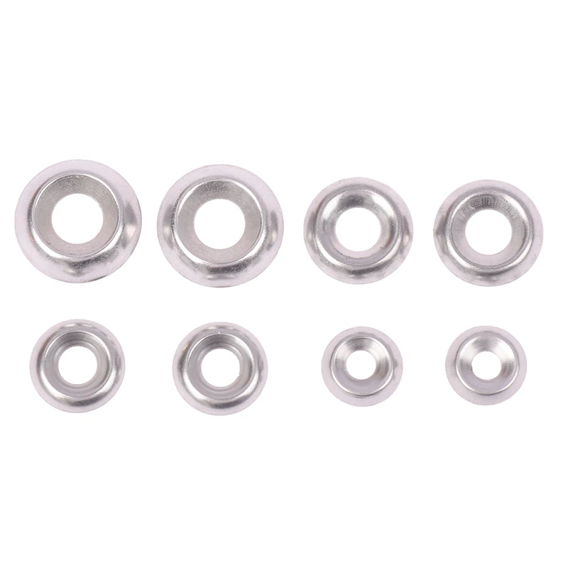 

50/100Pcs M3/M4/M5/M6 304 Stainless Steel Fisheye Gasket Countersunk Screw Concave-convex Washer Hollow Cone Decorative Washer