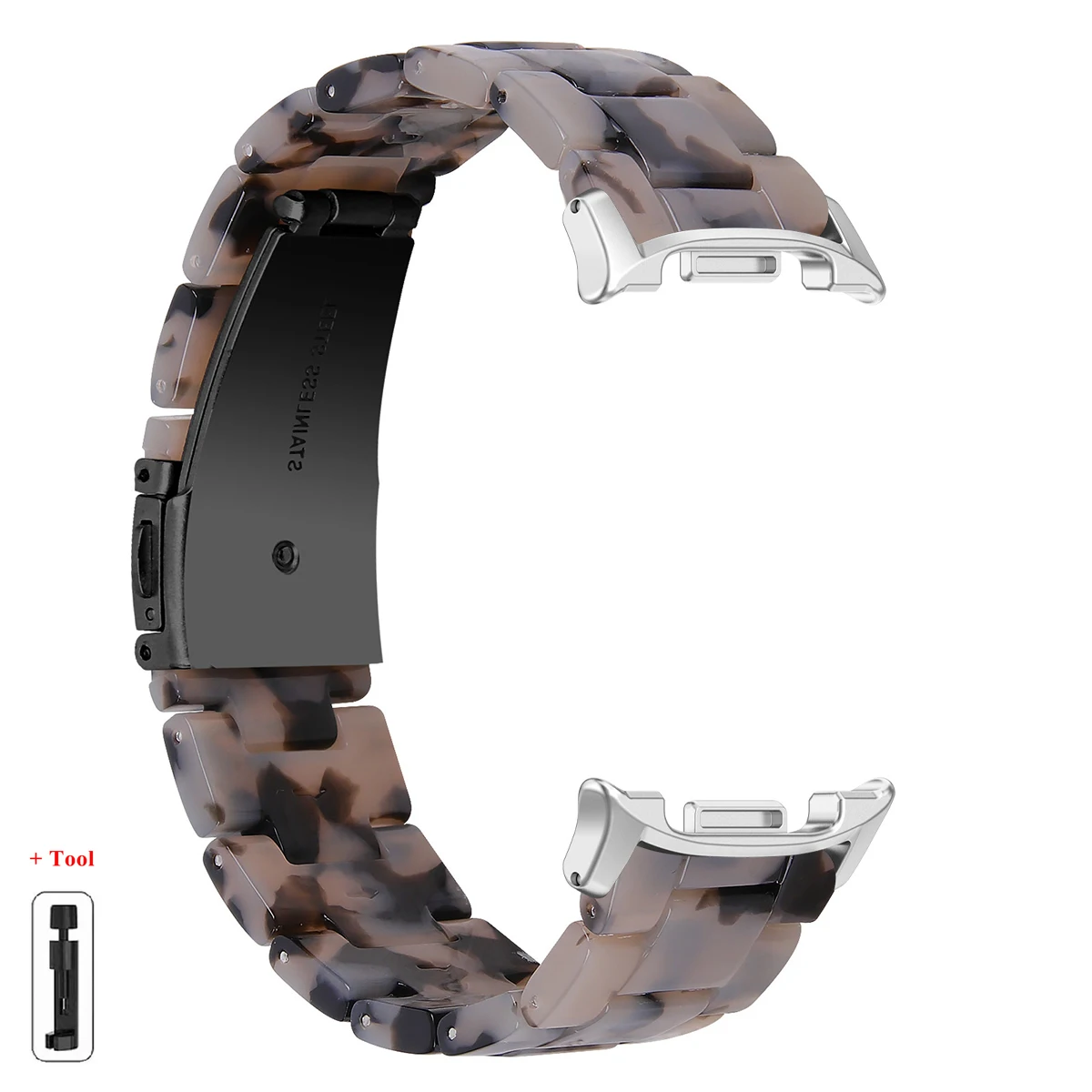 Colorful Transparent Resin Strap Bracelet