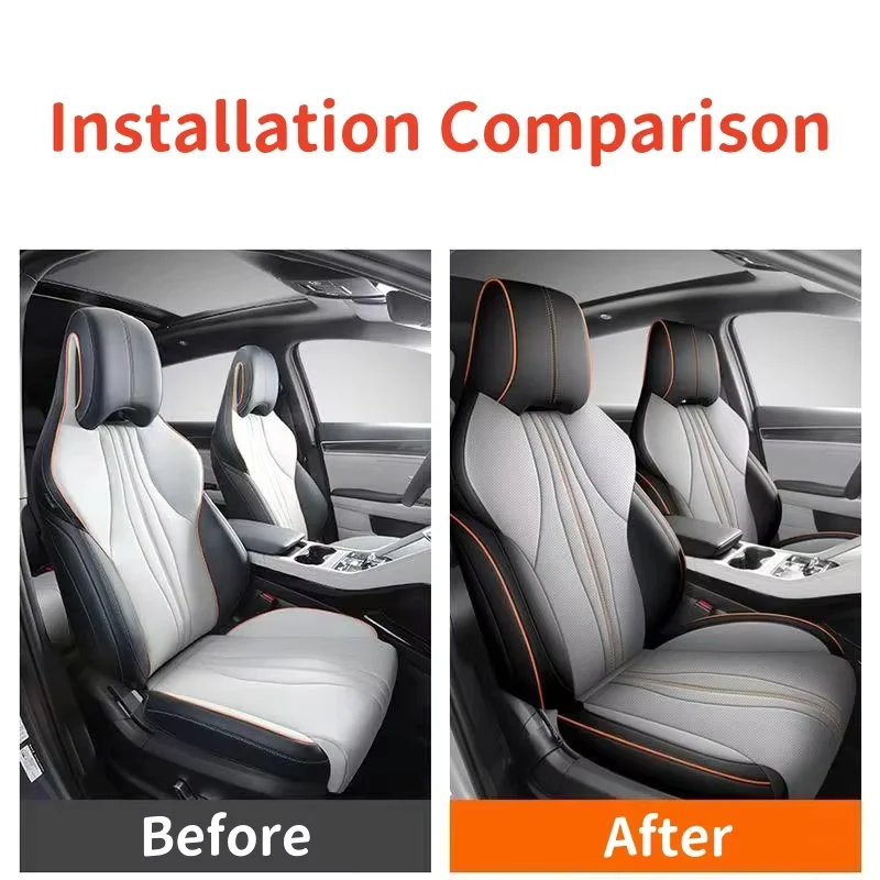 BYD 씰 U 씰리온 6 송 플러스 EV/DM-i 2023-2026 자동차 시트 커버, 앞뒤 풀세트 시트 쿠션 포함
