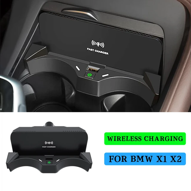 携帯電話用ワイヤレス充電器,bmw x1 x2 2016-2021 f39 f48 f49用急速充電アクセサリ,インテリア AliExpress