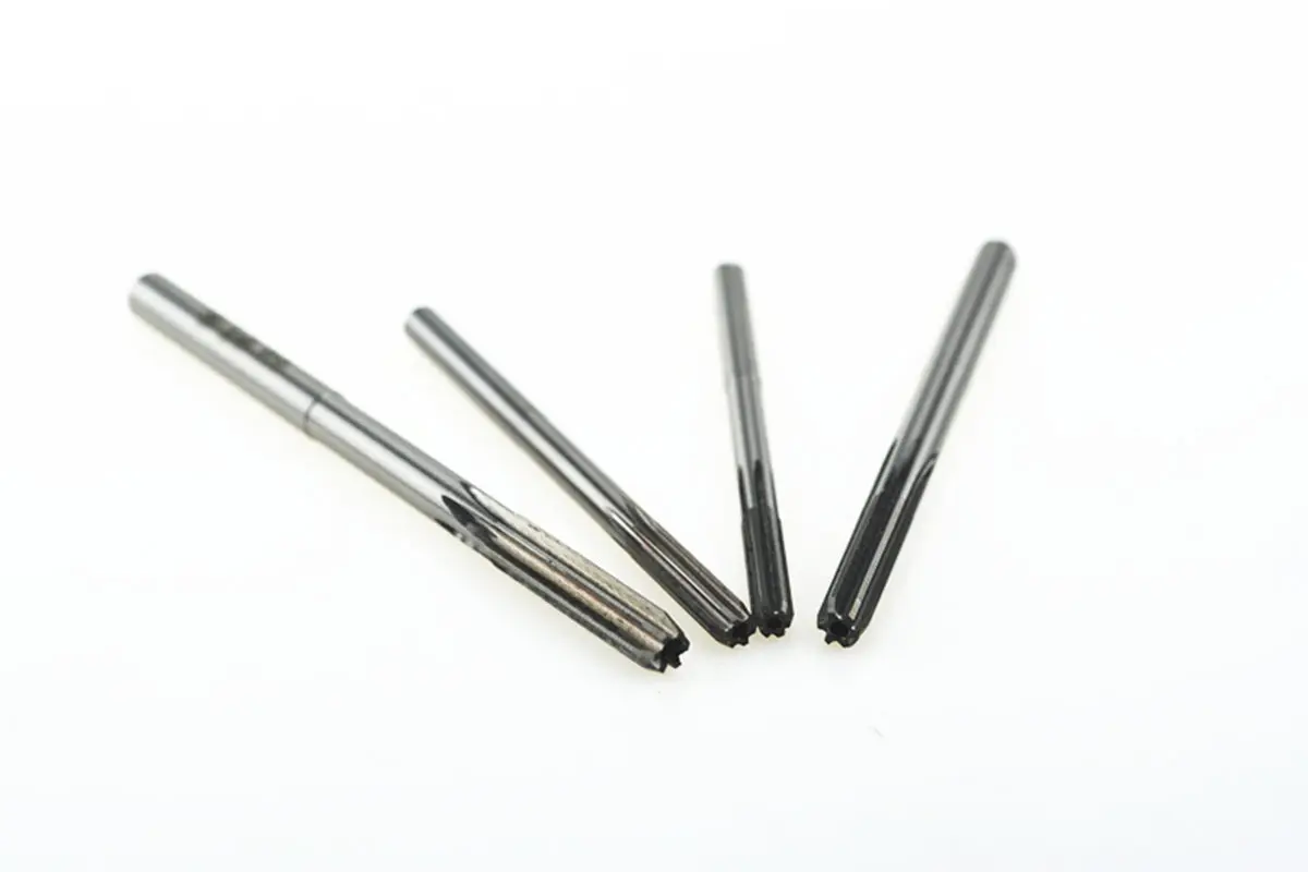 Jrealmer Optional 4.5-7.4mm H8 Chucking Cobalt M35 Reamers H8 Machine Reamer High Speed Steel Rotating Tools Straight Shank 5