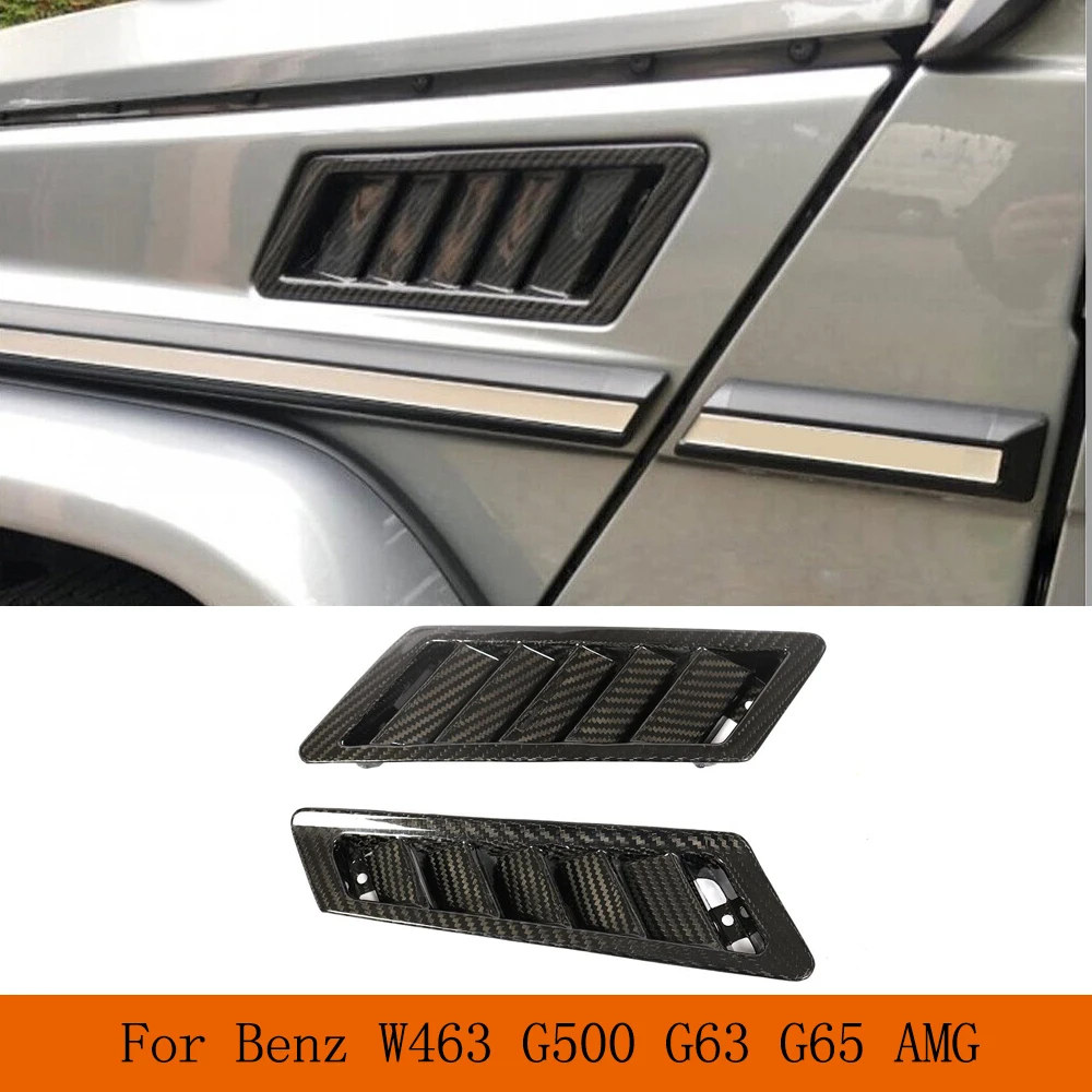 

Car Side Dry Carbon Fiber Air Vents Flow Outlet Fender for Mercedes-Benz G CLASS W463 G500 G5550 G55 G63 G65 AMG 2004 - 2018