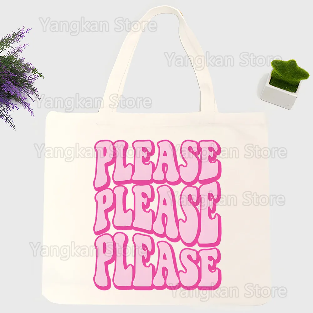I'm Sorry for Your Loss Sabrina Carpenter Please Shoulder Bag Canvas Shopping Bags Handbags Reusable Tote Bag Best Gifts