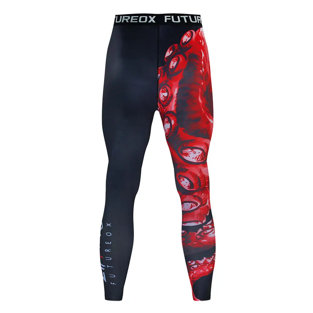 Men's Thermal Underwear For Men Male Thermo Kickboxing Clothes Suits MMA BJJ Tights Set Winter Quick Dry Long Johns Tracksuit 30 5