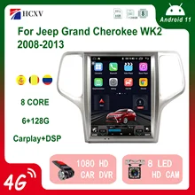 

Tesla style Vertical screen Android For Jeep Grand Cherokee WK2 Car Multimedia Player GPS Navigation Radio Head Unit Auto Stereo