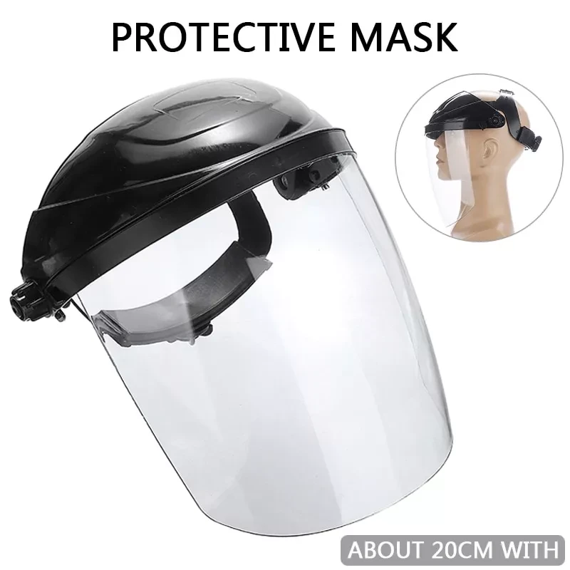 NEW Adjustable Clear Face Visor Mask Safety Welding Face Shield