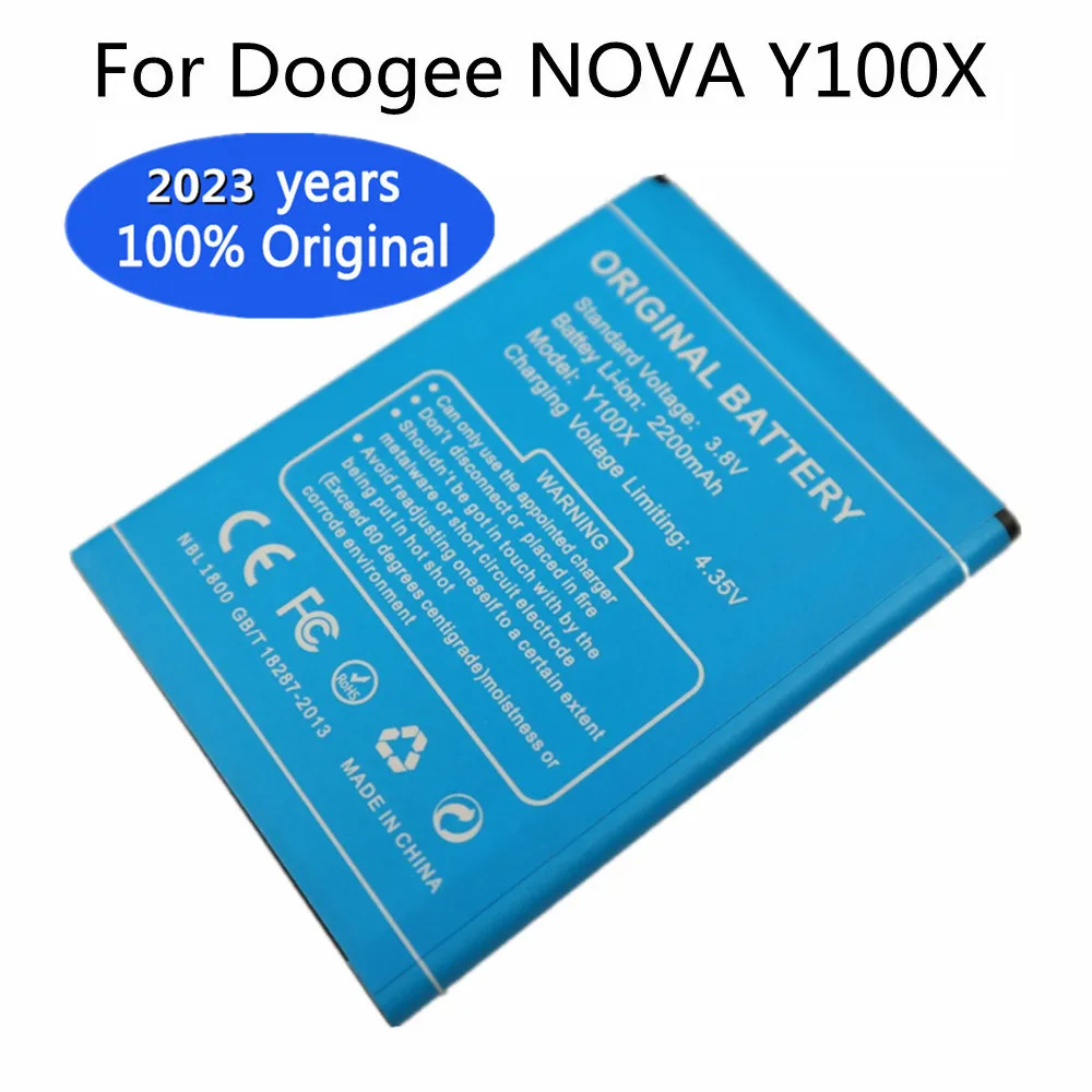

2 шт., оригинальный аккумулятор Для Doogee NOVA Y100X, 2023 мАч