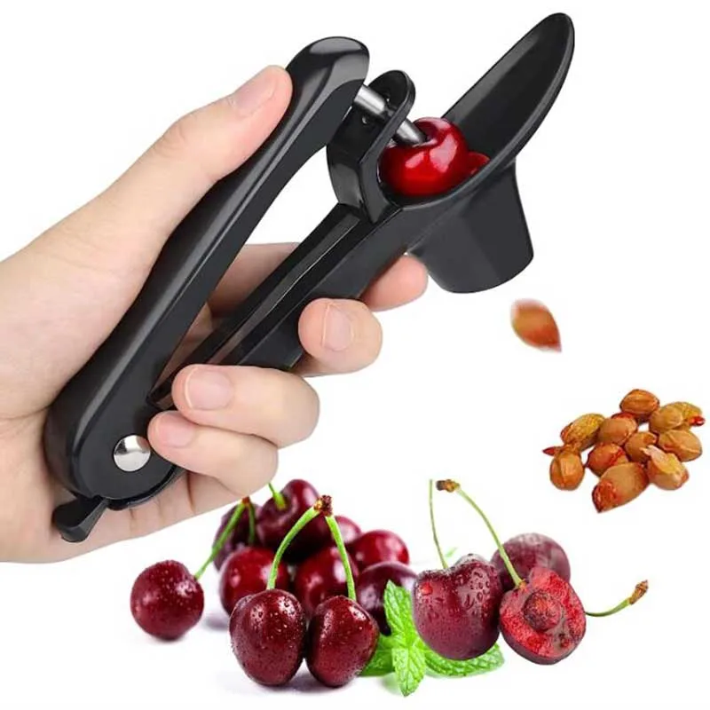 Portable Cherry Pitter Tool Fruit Pit Remover for Cherries Corer Stoner Seed Tool Kitchen Fruit Tools