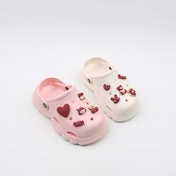 2022  New Parents-Chid Women Girls Boys Beach Cute Mules Clogs Garden Sandals Slippers Shoes30 31 32 33 34 35 36 37 38 39 40 41