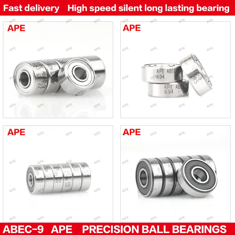 10pcs ABEC-9 bearing 684 608 685 604 605 686 688 687 693 694 695 696 698 623 624 625 626 627 628 629 607 Z ZZ RS 2RS bearings - Image 5
