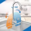 Stainless Steel Utility Sink Freestanding Single Bowl Laundry Sink with Hot and Cold Water Plumbing Workbench Drawers 2