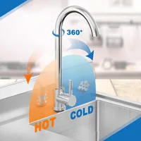 Stainless Steel Utility Sink Freestanding Single Bowl Laundry Sink with Hot and Cold Water Plumbing Workbench Drawers 2