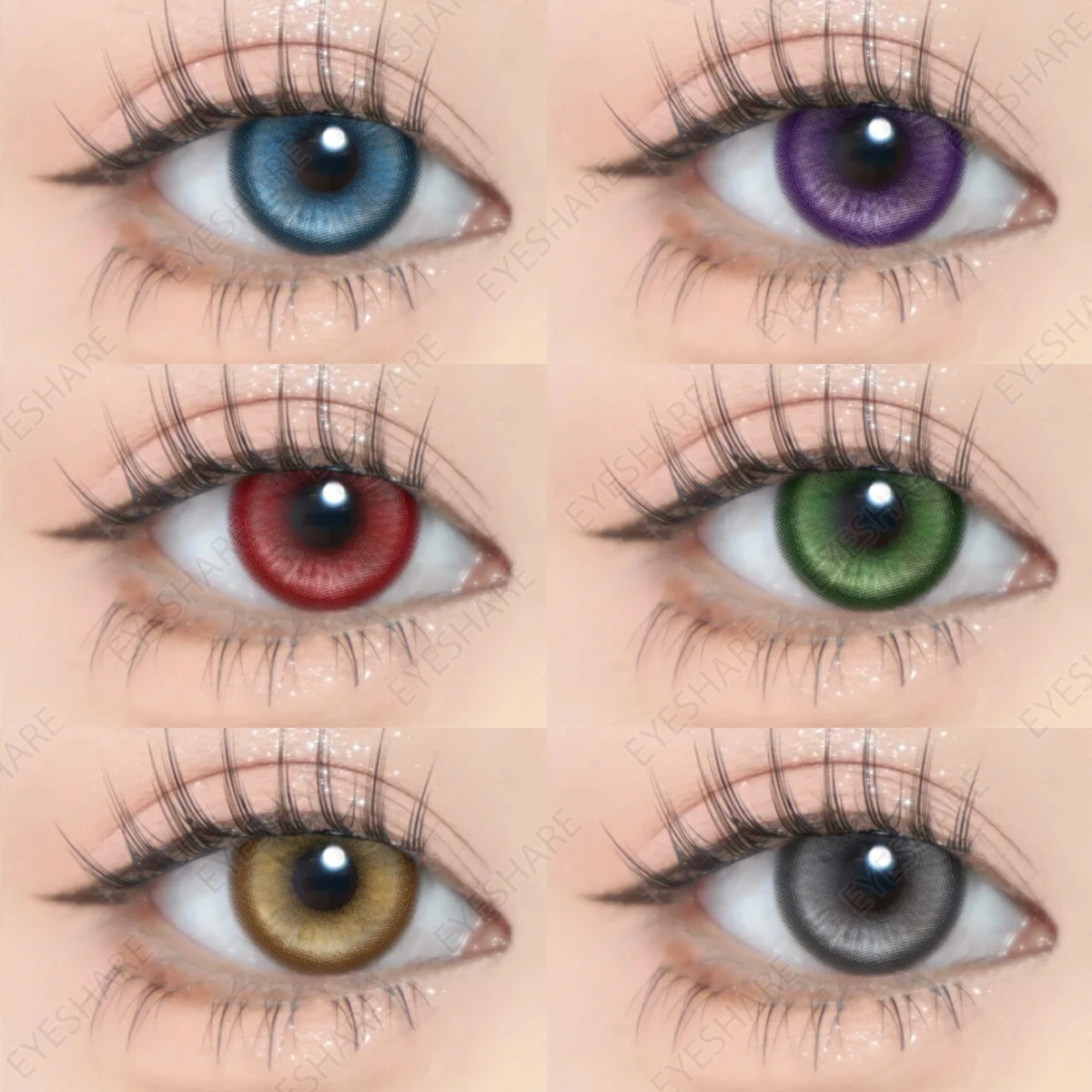Vibrant Anime Cosplay Colored Contact Lenses