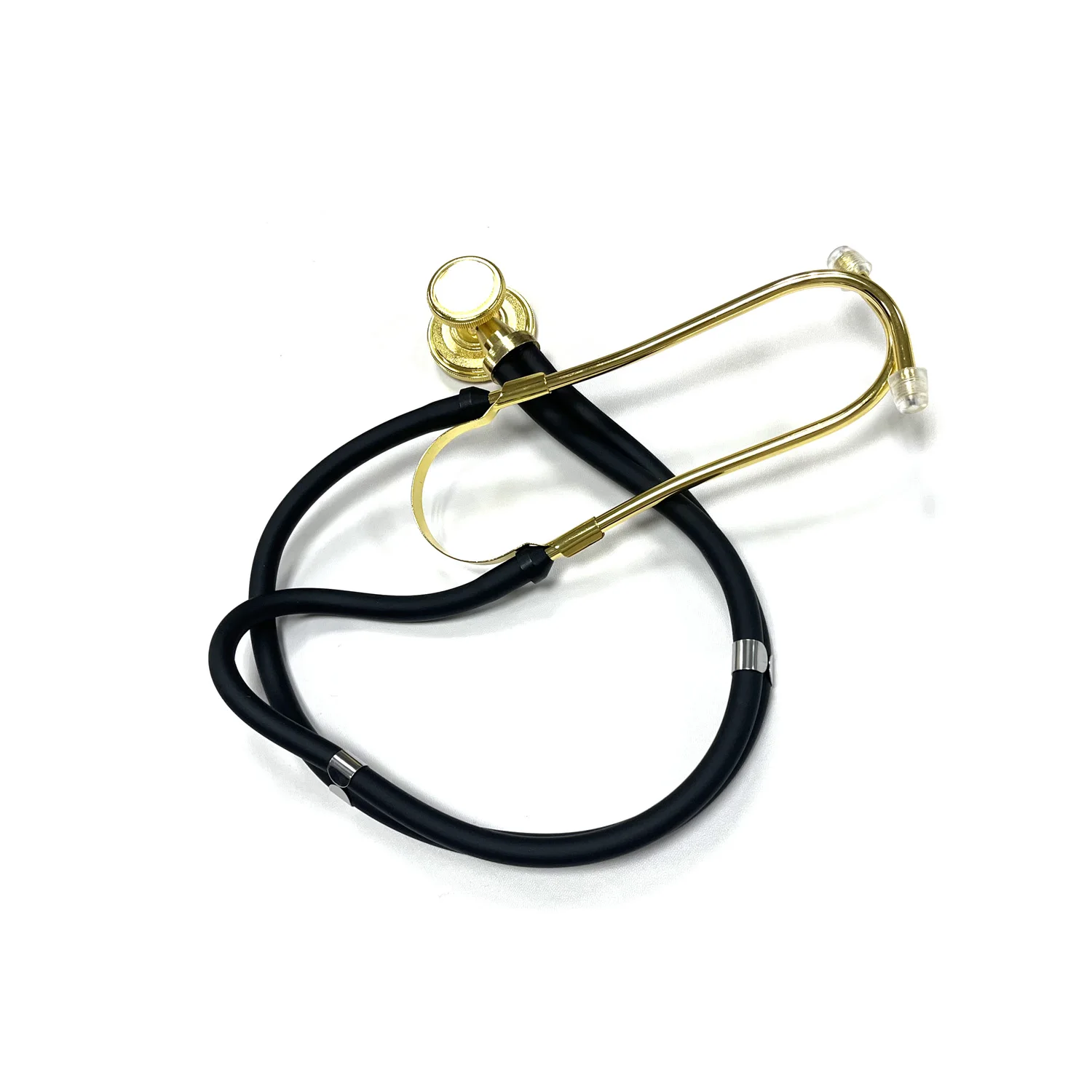 Medical Sprague Rappaport Type Professional Doctor Neonatal Adult Nurse Cardiology 24K Golden Plated Dual Head Gilt Stethoscope