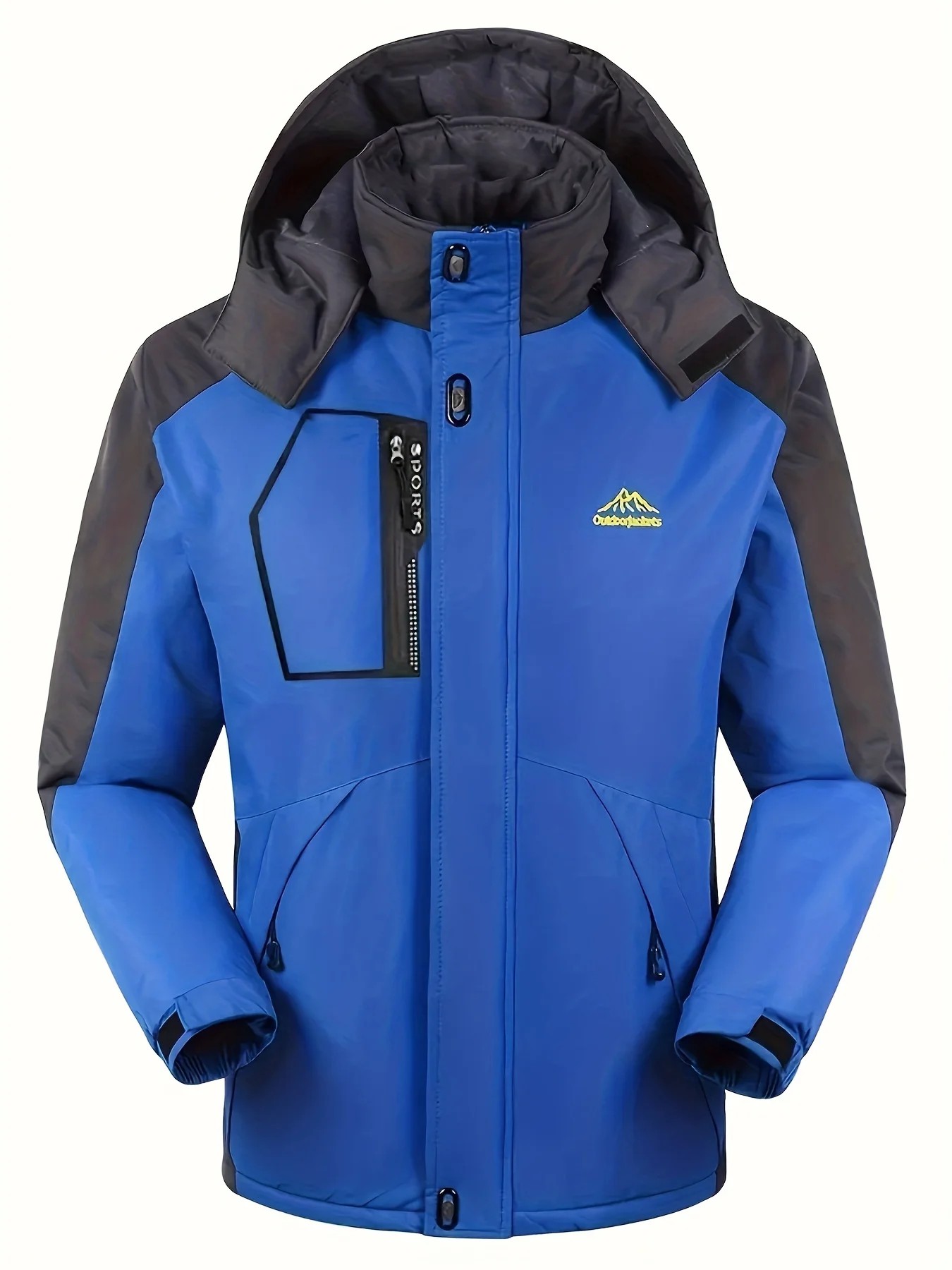 

Stay Warm And Dry In This Unisex Fleece Ski Jacket - Perfect For Winter Outdoor Activities!