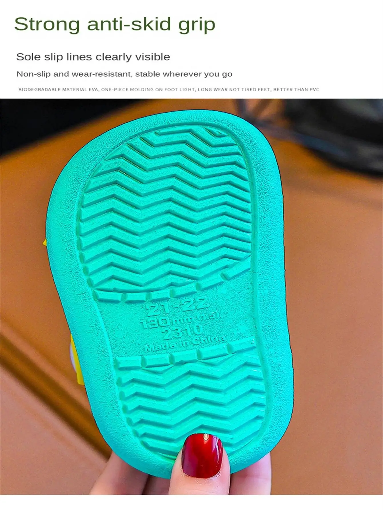 Summer Childrens Slippers Hole Kids Sandals Soft Anti-Skid Cartoon Dinosaur DIY Design Indoor Anti-Slip Boys Girls Beach Shoes beach shoes children sandals kids shoes kids sandals