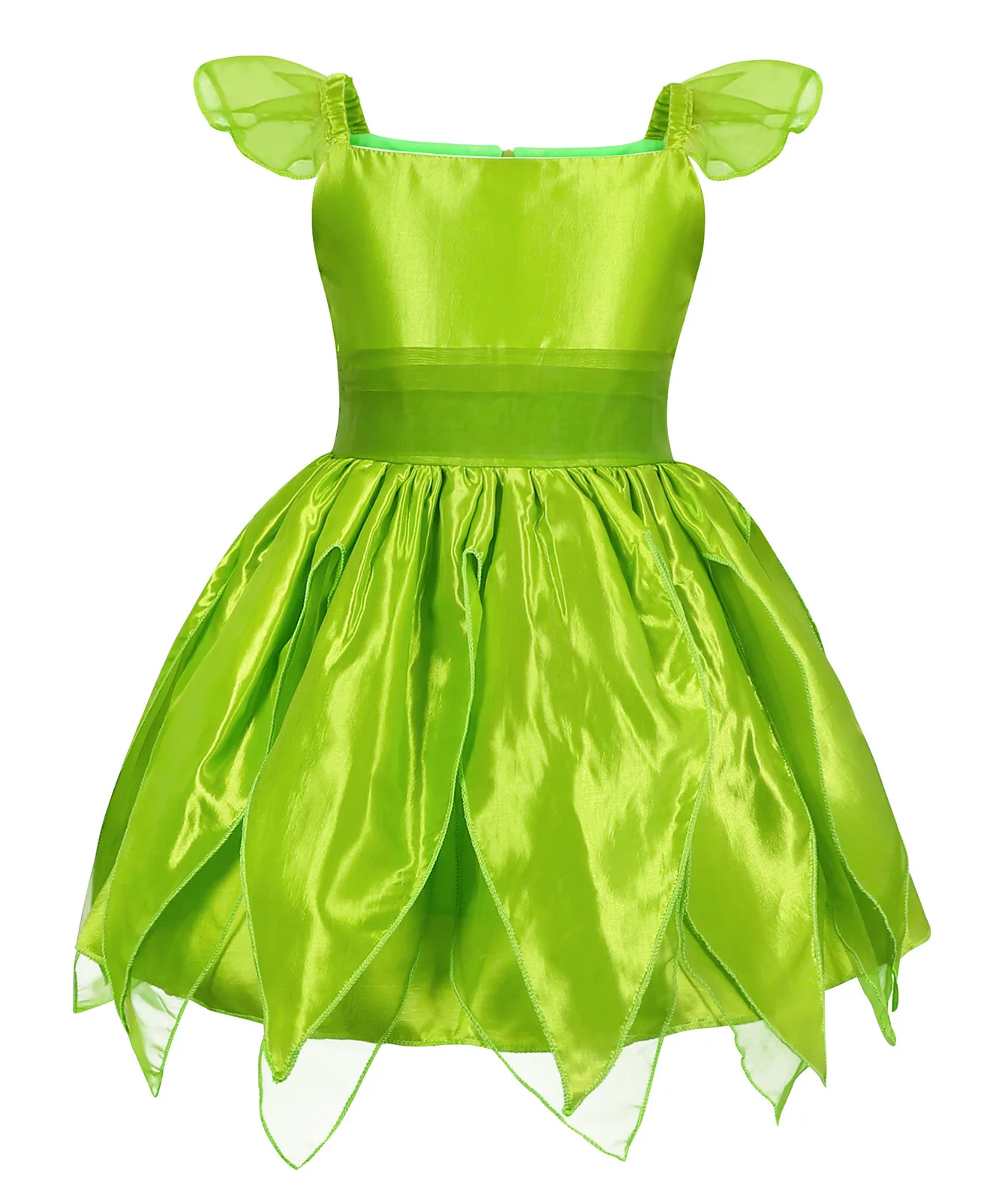 Tinkerbell-Kostüm für Mädchen, Karnevalskostüm für Kinder, grünes Tinkerbell-Kostüm, Feenprinzessin, Cosplay, Geburtstagsfeier – Detail 4
