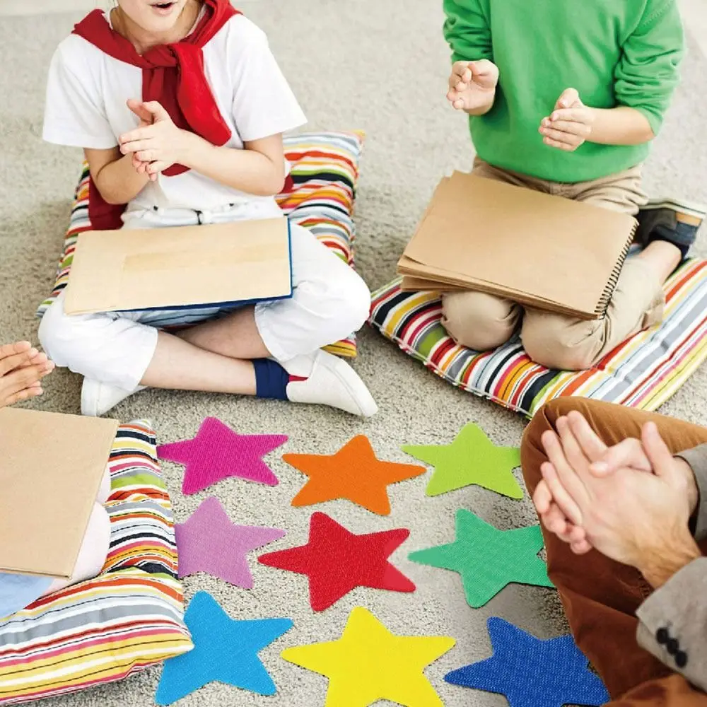30PC Round Carpet Spot Marker For Teacher Early Educational Classroom Sit Spots Carpet Markers Toy Gift For Child Teaching Tool - 2