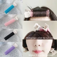 1pc grands bigoudis auto-adhésifs coiffure usage domestique bricolage magique style rouleau rouleau bigoudi cheveux femmes outils de beauté 3 Styles 6