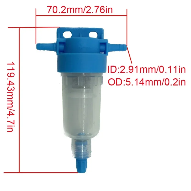 10X Universal Diesel Filter Element Parking Heater Parts Transparent Disassemblable Fuel Filter for Eberspacher Webasto 12 Type