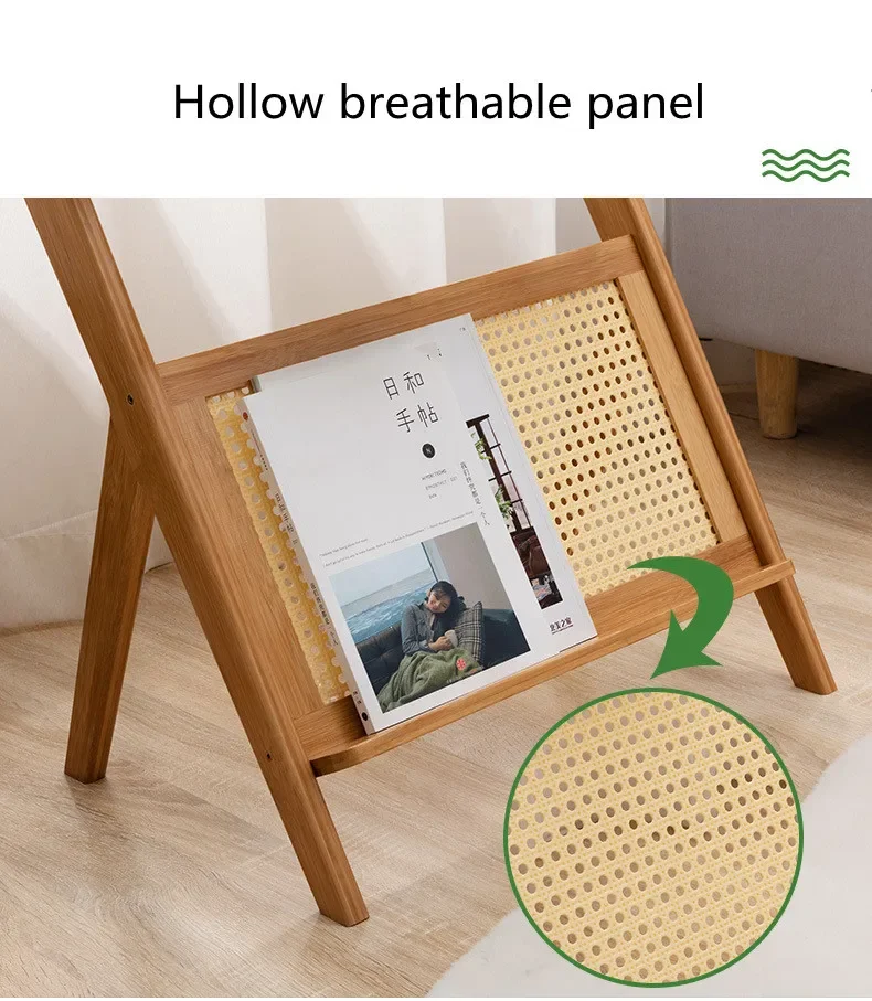 For Bamboo Japanese Simple Coffee Table Rack Home Bedroom Bedside Table Sofa Side Debris Organizing Rack