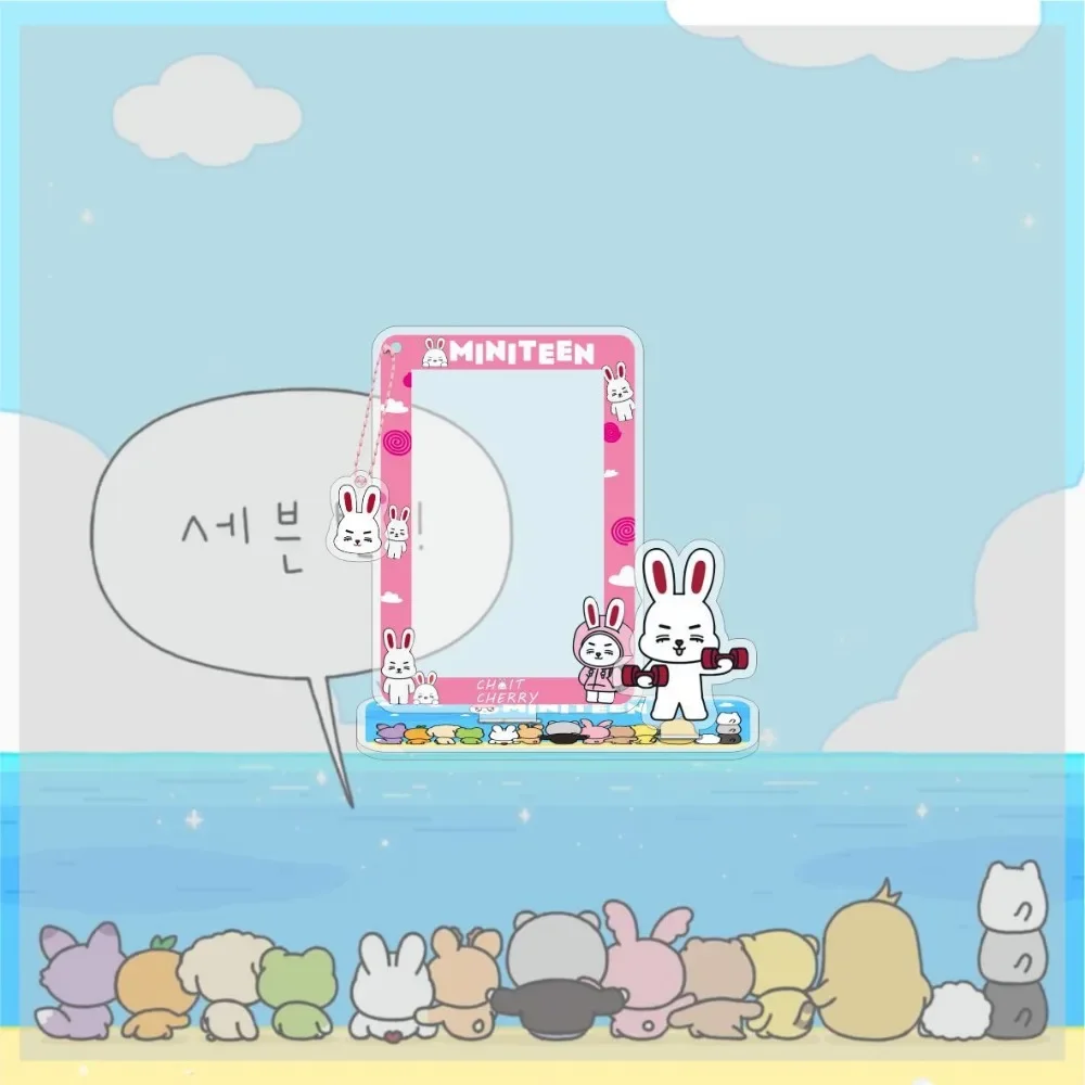 Kpop Miniteen 17 Photo Card Frame Keychain Card Storage Standing Plates S.COUPS JEONGHAN JOSHUA JUN HOSHI THE8 SEUNGKWAN Keyring 5