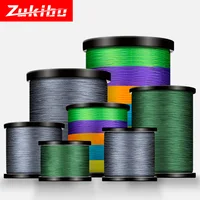 ZUKIBO 4/8 Strands Braid Fishing Line 300m 500m Japanese 100% PE Wires Multifilament Fishing Line Linha Multifilamento 8X 2