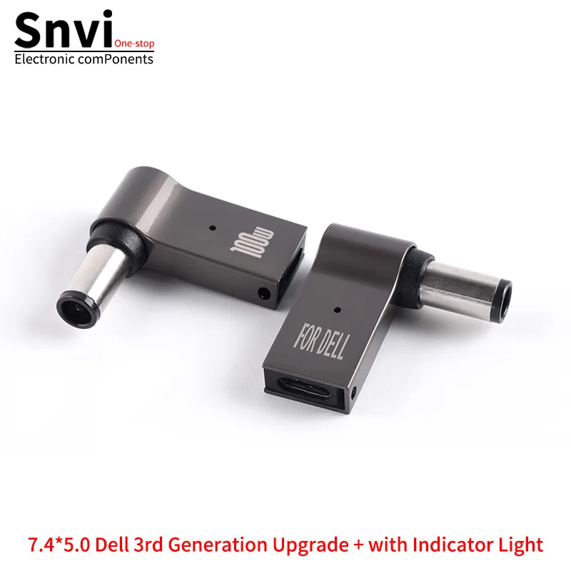 High-Power 100W Fast Charging Adapter: Type-C to DC PD Trigger Cable with Round/Square Port