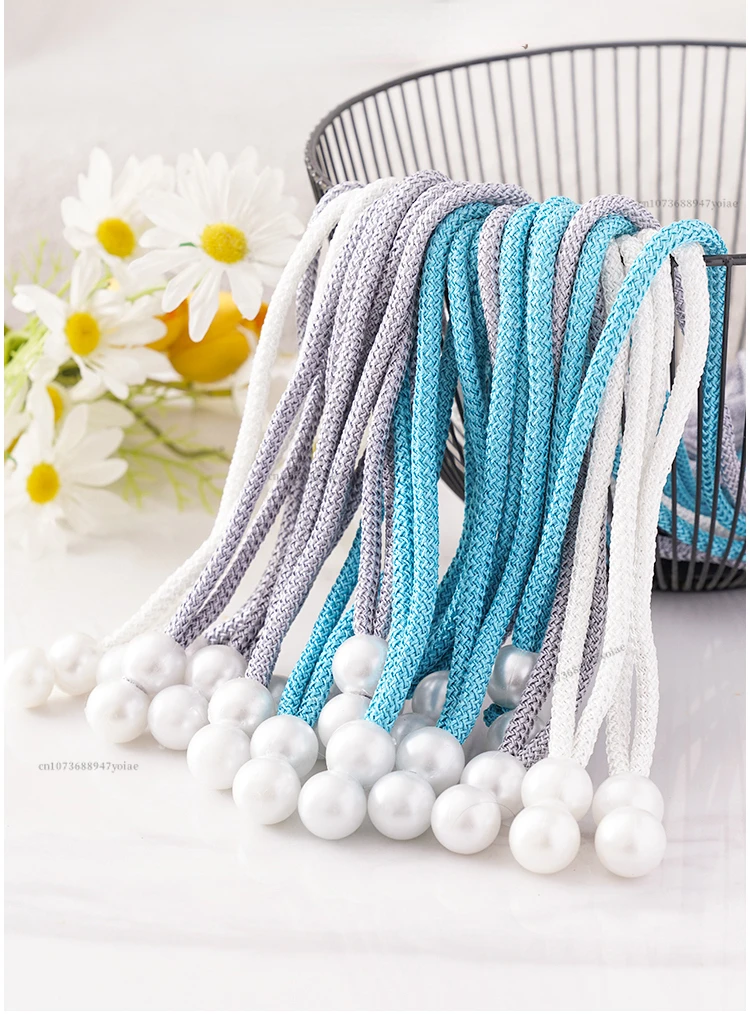Description Picture 6 of itemPearl Curtain Clip Curtain Holders Tie Back Buckle Clips Hanging Ball Buckle Curtain Decorative Accessories