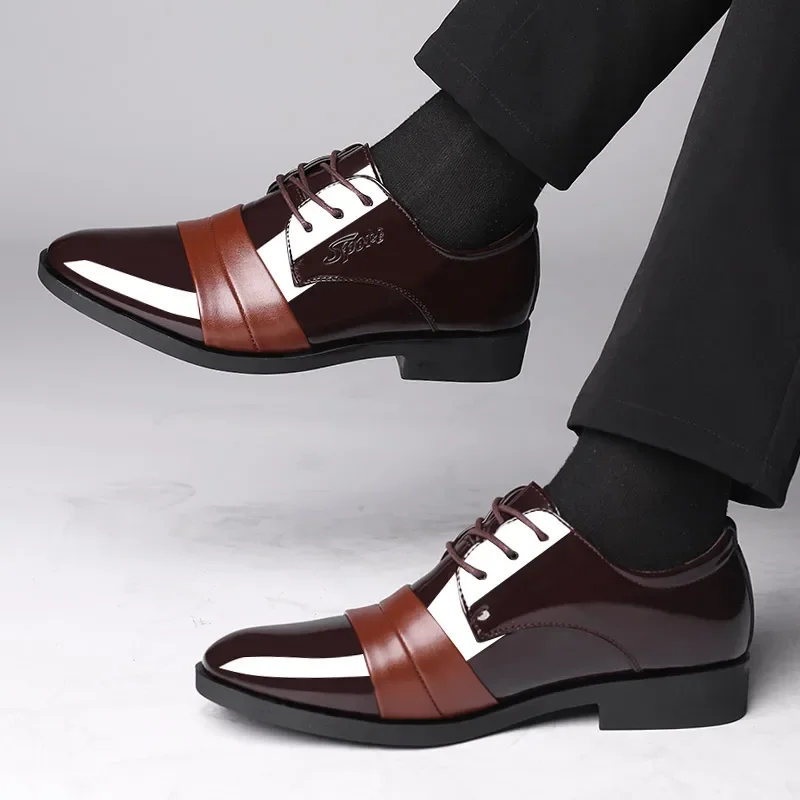 Business Men's Formal Shoes Official Leather Casual Social Shoe Male men dress shoes