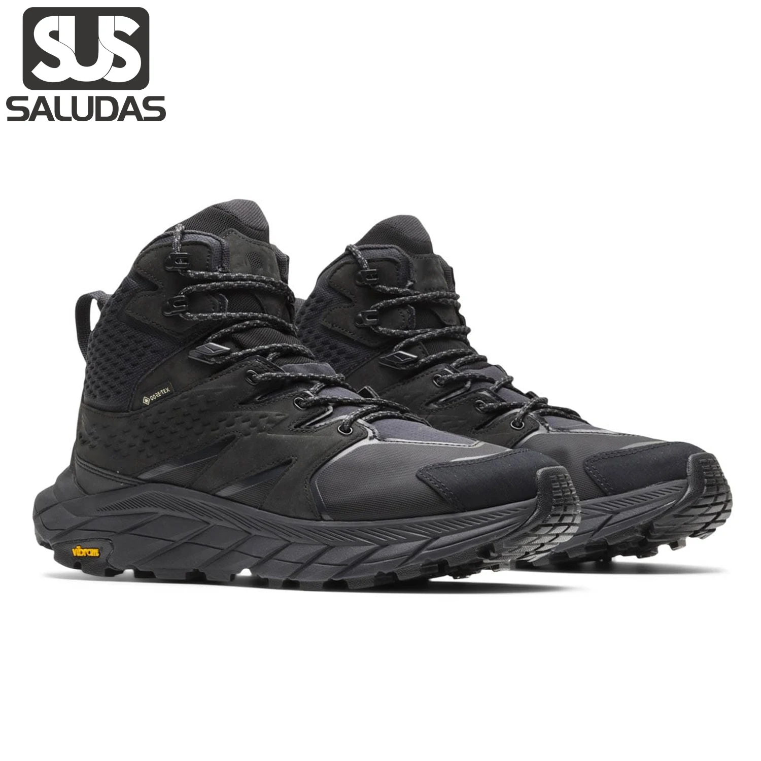

SALUDAS Original Anacapa Mid Gtx Waterproof Hiking Boots for Men Outdoor Non-slip Camping Trekking Shoes Climbing Boots for Men