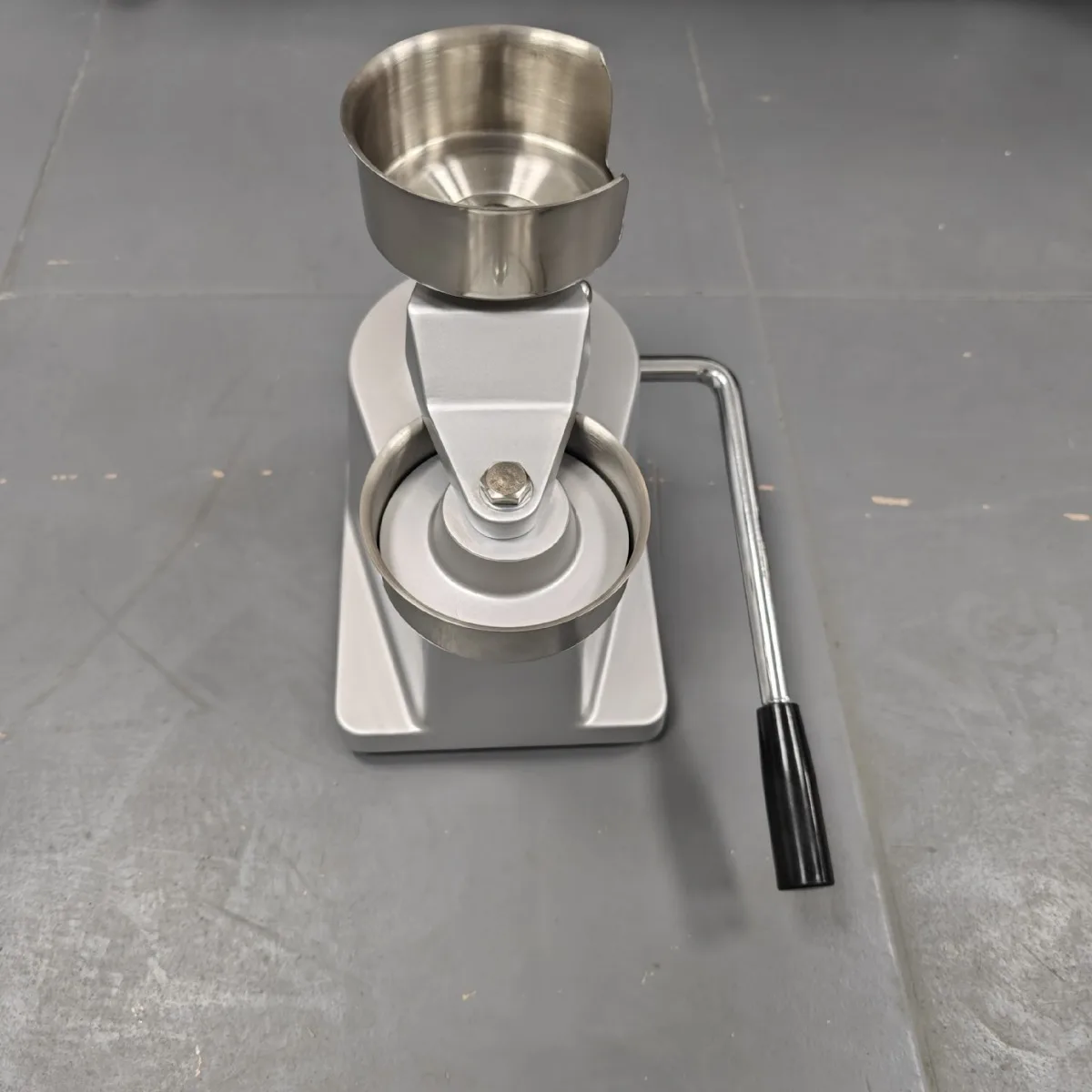 Stainless steel burger patty forming machine Manual press beef patty machine, commercial press meat machine
